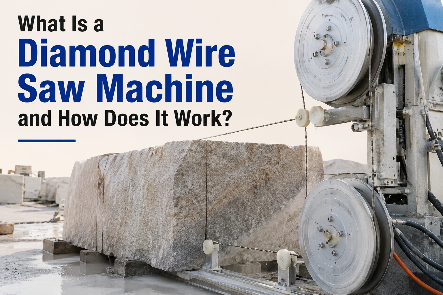 What Is a Diamond Wire Saw Machine and How Does It Work